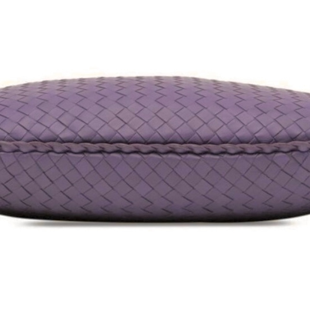 Pre Loved Bottega Veneta Leather Women Purple Hobo Bag - Picture 7 of 9